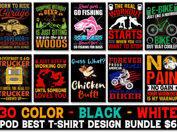 T-shirt design bundle