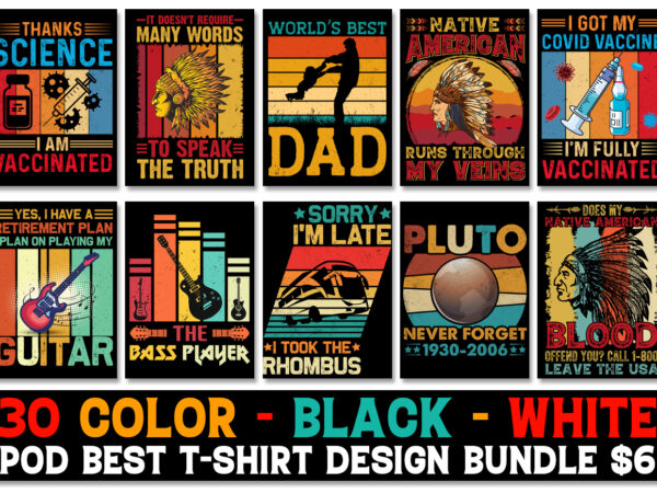 T-shirt design bundle