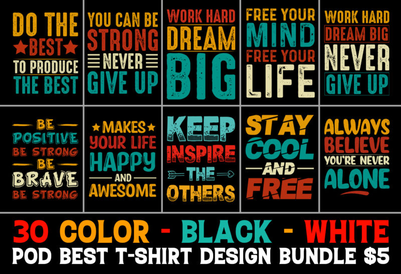 T-Shirt Design Bundle