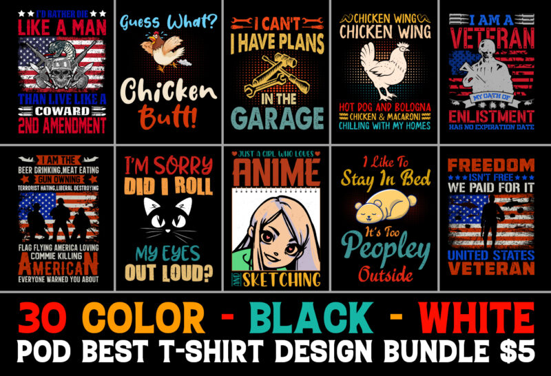 T-Shirt Design Bundle