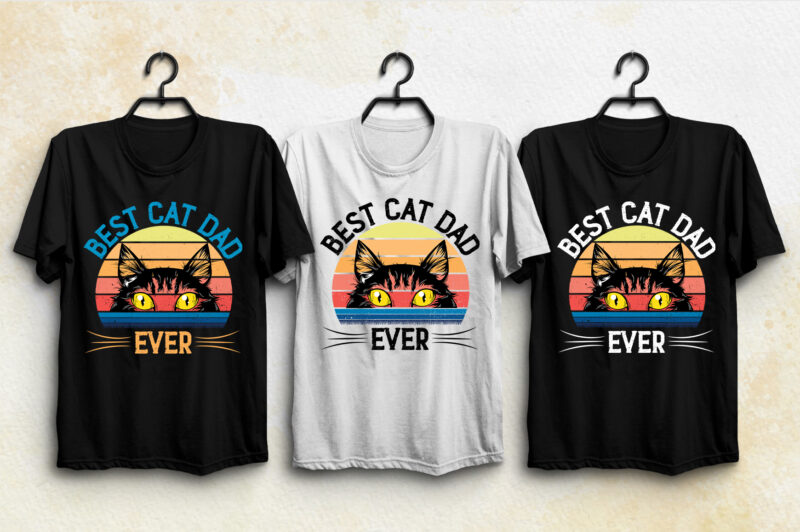 Retro Sunset T-Shirt Design Bundle