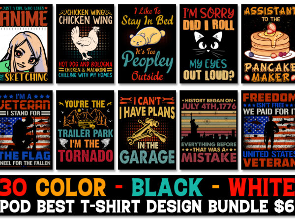 T-shirt design bundle