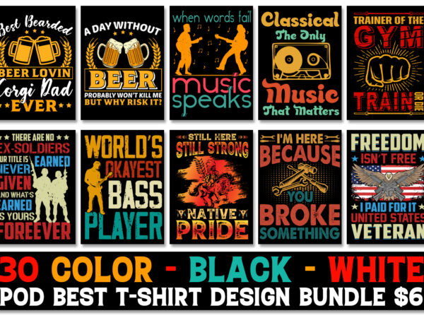 T-shirt design huge bundle