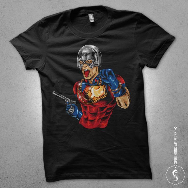 superhero parody tshirt design bundles