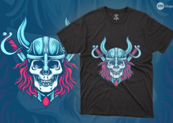 Skull Viking – Illustration