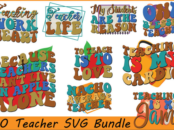 Teacher svg design bundle svg cricut files Teacher svg design bundle svg cricut files