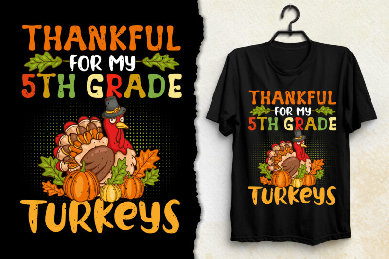 Thanksgiving Day T-Shirt Design Bundle