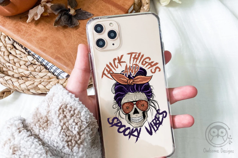 Spooky vibes Sublimation Design