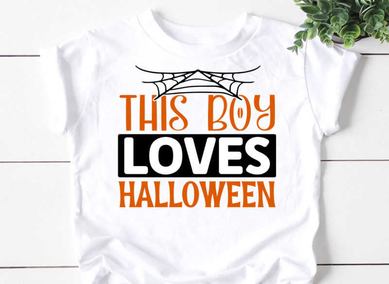 This Boy Loves Halloween SVG