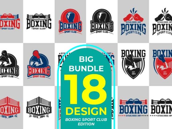 Boxing sport edition t shirt template