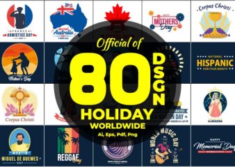 80 Design of Internationa Holiday Worldwide