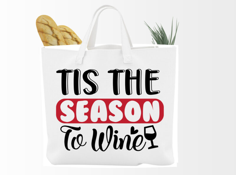 Wine Christmas SVG Design Bundle