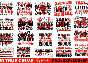 True Crime SVG Design Bundle