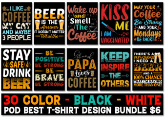 Typography T-Shirt Design Bundle