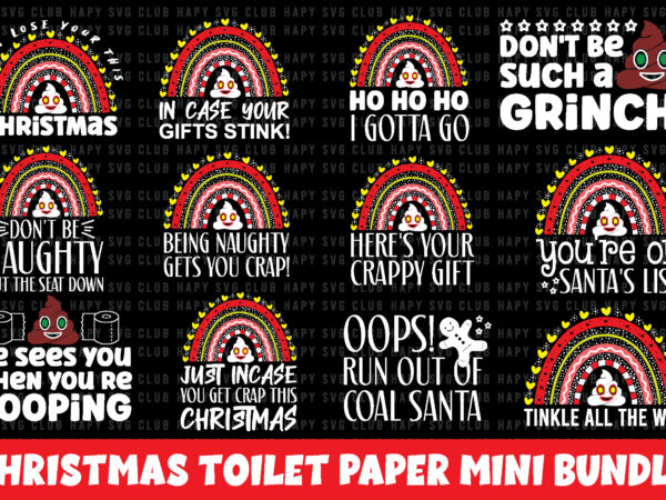 Christmas toilet paper mini bundle , t shirt vector graphic,christmas toilet paper t shirt vector graphic,christmas toilet paper t shirt design template,christmas toilet paper t shirt vector graphic,christmas toilet paper