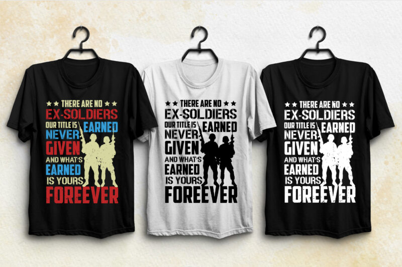 Veteran T-Shirt Design Bundle