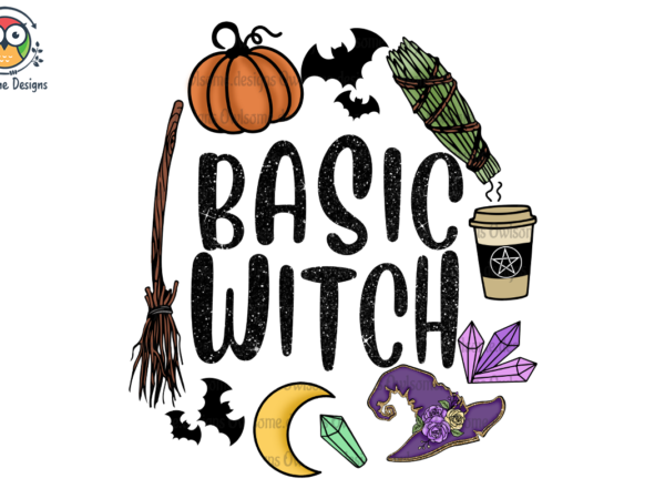 Basic witch sublimation design