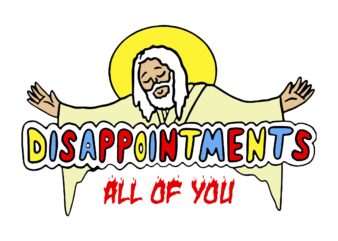 Disappointments All of You Jesus Sarcastic Humor Svg, Jesus Svg, Sarcastic Humor Svg