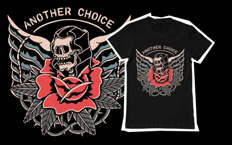 Another choice t-shirt illustration
