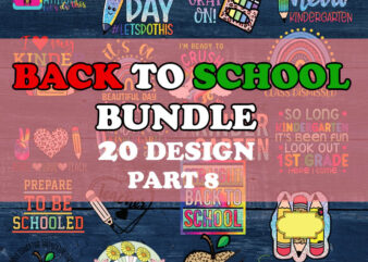 Back to School PNG Bundle part 8 | School PNG | Teacher PNG | 100 days of School PNG | Kindergarten PNG | First day of school PNG | Teacher Gift
