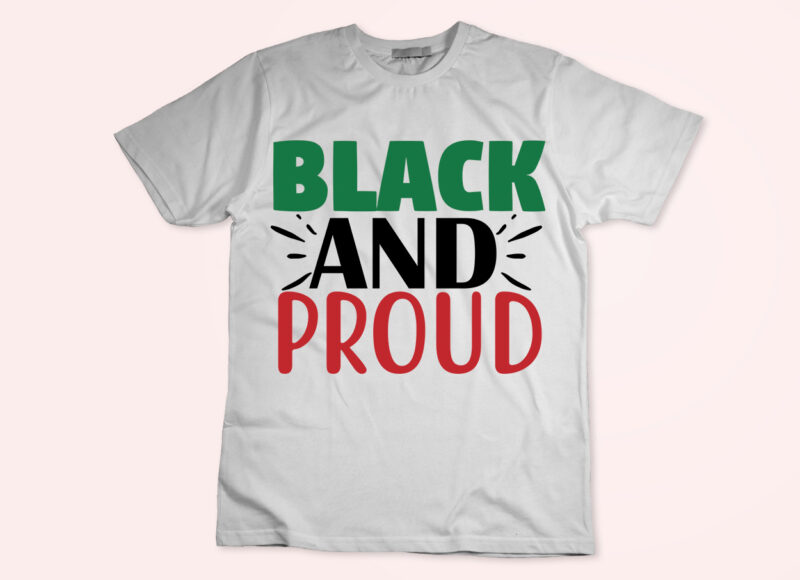 Black and proud SVG