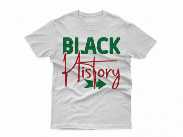 Black history svg t shirt template
