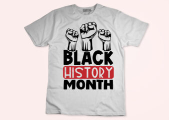 Black history month SVG t shirt template