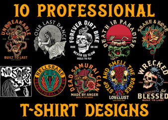 10 professional t-shirt designs