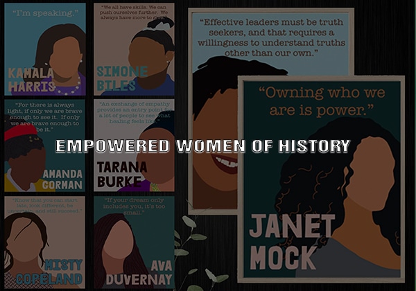 Empowered Women of History 2! 8 More Changemakers, Digital Download, 8 Printable Images for Classroom, Office, Home, Work, Playroom EWFY PNG