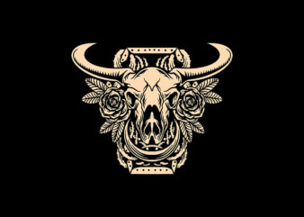 coffin bull t shirt vector file