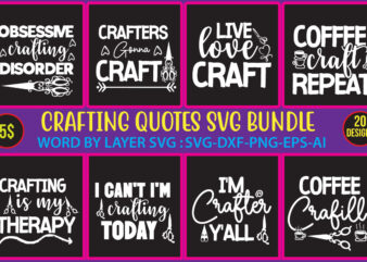 Crafter Bundle SVG, Crafter Quotes Svg, Crafting Svg, Craft Room Svg, Vinyl Svg, Scrapbooking, Crafter Sayings Svg, Cut Files, Silhouette,Crafters SVG Bundle, Craft SVG, Crafting SVG, Craft Room svg, Funny