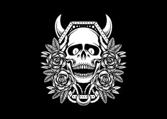 dark rose skull