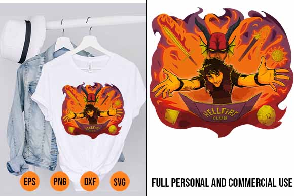 Hellfire Club SVG Shirt Design Fanart