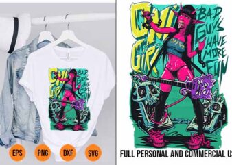 Vintage Frames Oni Girl T-Shirt Design svg png Best New 2022