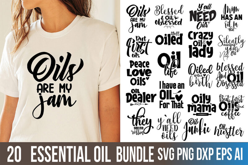 Essential Oil SVG Bundle