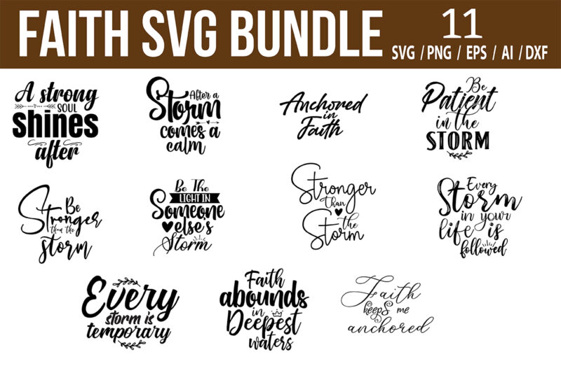 Faith SVG Bundle