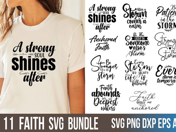 Faith svg bundle t shirt graphic design