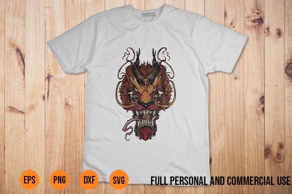 CHINESE DRAGON svg Vector ART Shirt Design Pin Design