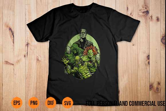 Green Gang svg Halloween Shirt Design Pin Design