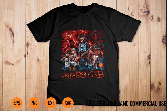 Hellfire Club SVG Shirt Design Fanart Cartoon