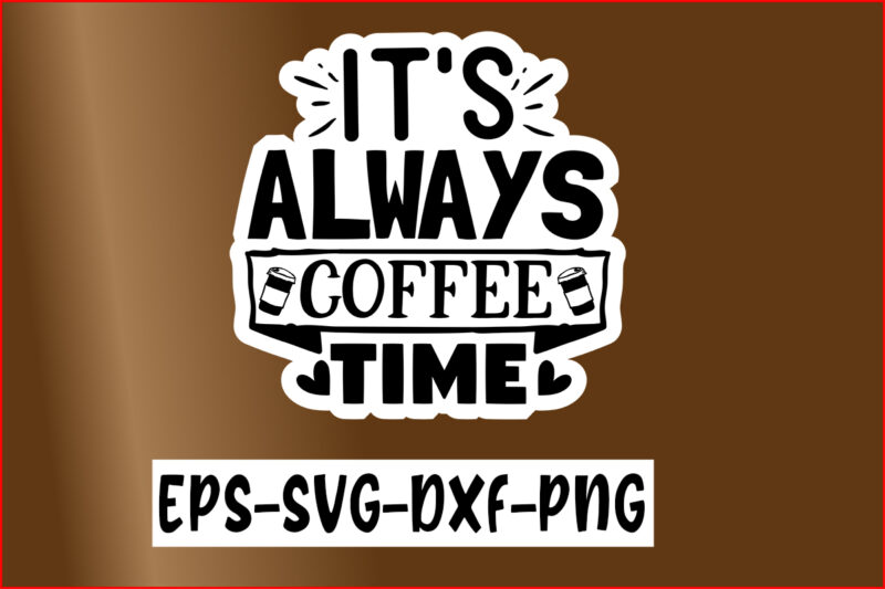 Coffee Sticker Design Bundle