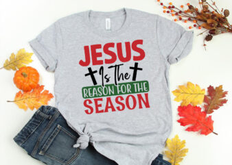 Jesus is the reason for the season SVG vector clipart
