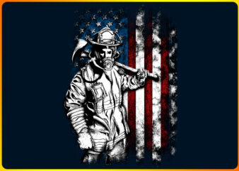 American firefighter