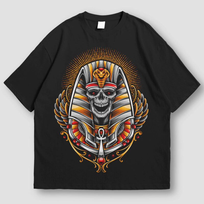 ANUBIS SKULL DESIGN FOR CLOTHING APPAREL