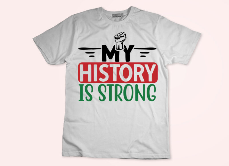 My history is strong SVG