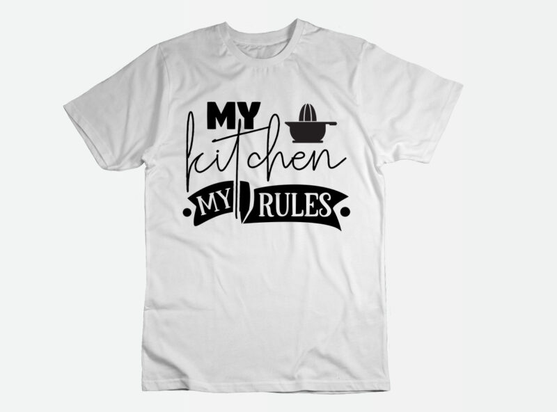 Kitchen SVG T shirt Design Bundle