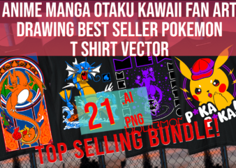 Anime Manga Otaku Kawaii Fan Art Drawing Best Seller pokemon