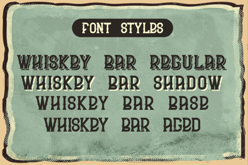 Whiskey Bar font