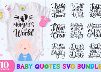 baby quotes svg bundle