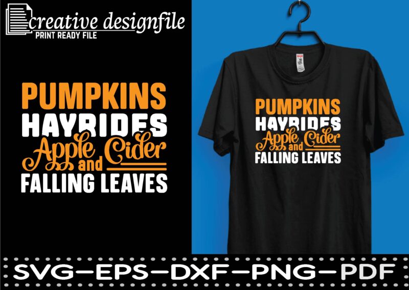 pumpkins hayrides apple cider & falling leaves